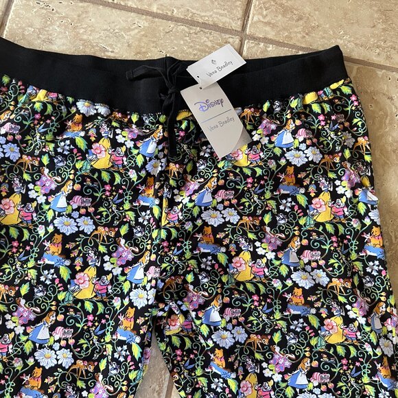 VERA BRADLEY DISNEY RIBBED JOGGER PAJAMA PANTS:NWT DISNEY CLASSICS ON THE GREEN - Picture 11 of 11